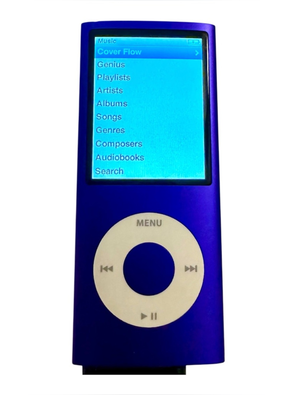 Apple iPod Nano 4th Gen 8GB Purple MB739LL/A Works Needs New Battery No Charger